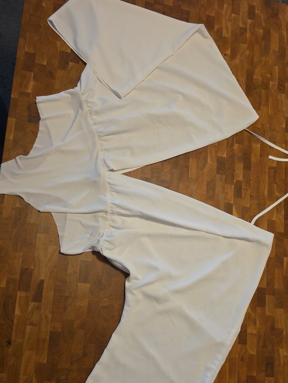 ASOS Cream One-Shoulder Bodysuit